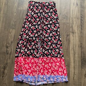 Express Floral Maxi Skirt